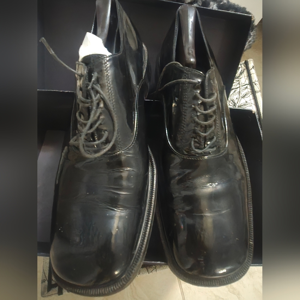 PRADA rare Men's Black US 11 (IT 10) Shoes Square 100% leather with shaper